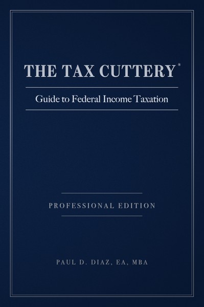 The flat front cover of THE TAX CUTTERY Guide